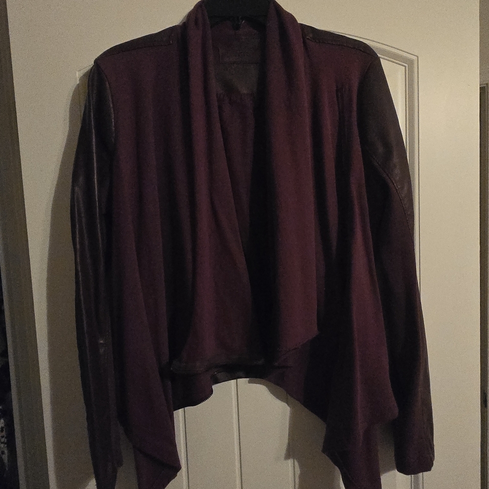 Purple Draped Jacket